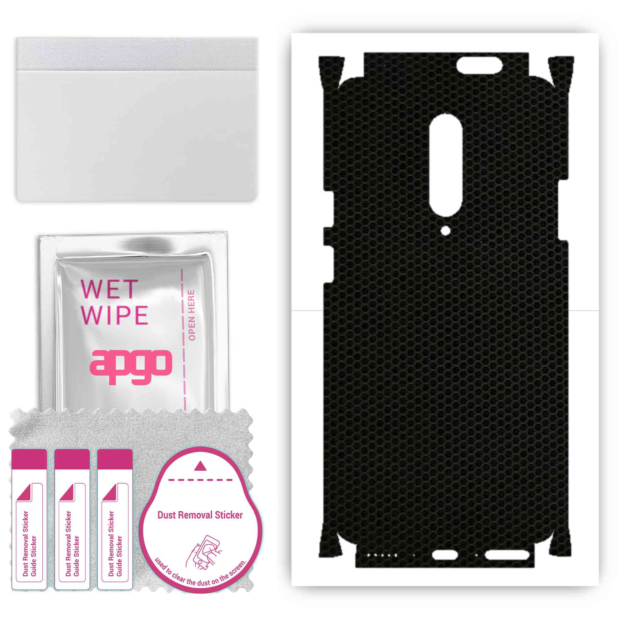apgo Protective Skin Sticker for the back+sides compatible with OnePlus 7 Pro, Full Wrap Film, Foil, Vinyl - Pattern Matrix
apgo Protective Skin Sticker for the back+sides compatible with OnePlus 7 Pro, Full Wrap Film, Foil, Vinyl - Pattern Matrix