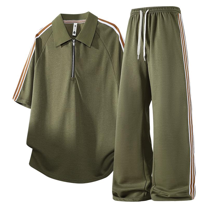 POLO Shirt Sports Suit Men s Half-link Short-sleeved Trousers Suit 2XL армия зеленый
POLO Shirt Sports Suit Men s Half-link Short-sleeved Trousers Suit 2XL армия зеленый