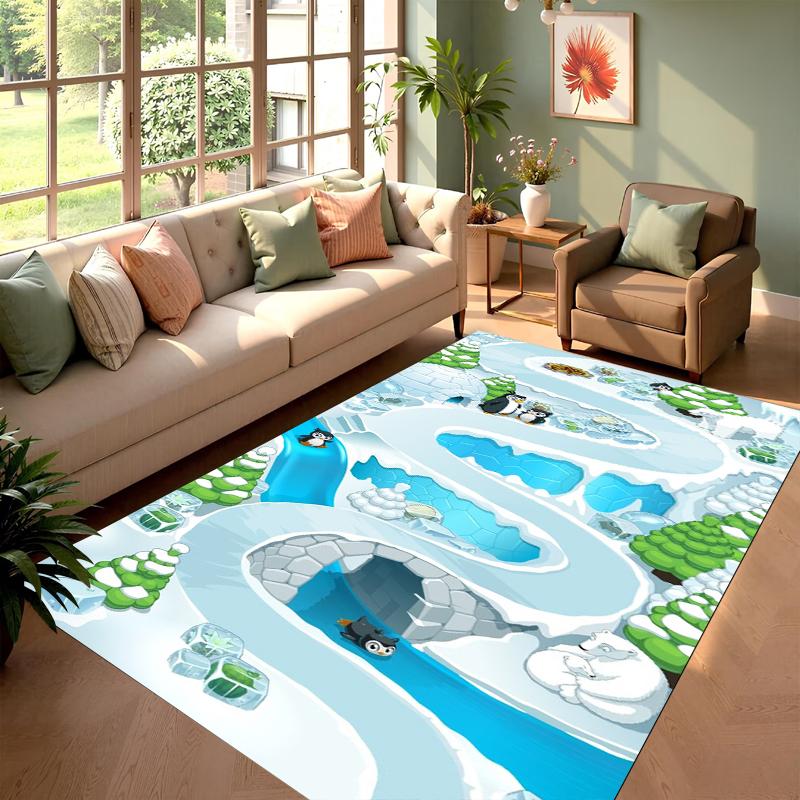 Area Rug Floor Carpet Mat Abstract Icy Adventure Print Non-Slip Washable in Blue White for Creative Kids Playroom Decoration 40X60cm
Area Rug Floor Carpet Mat Abstract Icy Adventure Print Non-Slip Washable in Blue White for Creative Kids Playroom Decoration 40X60cm