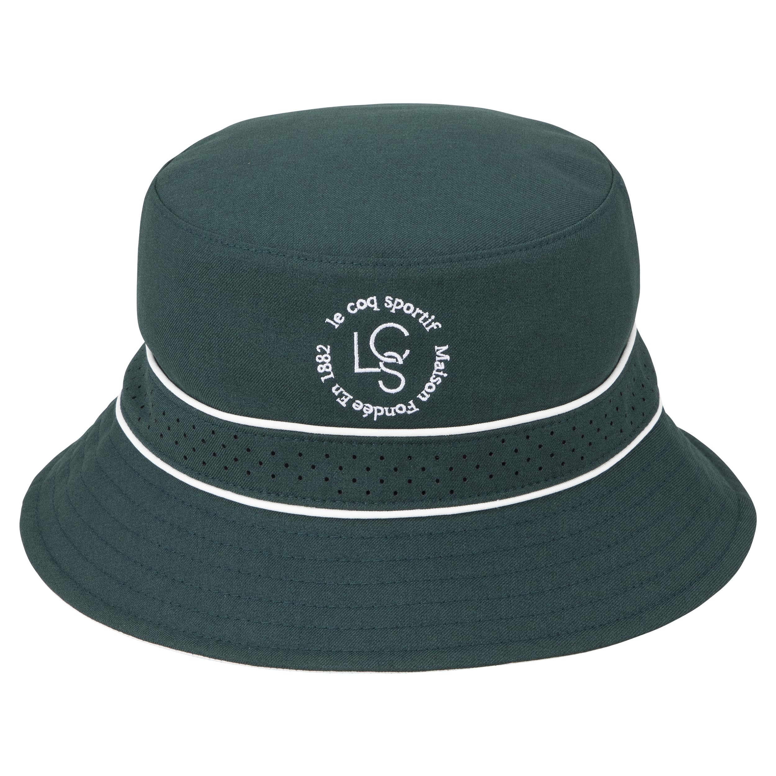 Le Coq Sportif Golf LG4FCP70M Двусторонняя дышащая шляпа со стильным мужским логотипом в цветах гольф-зеленый и белый, Шляпа, (GRWH)
Le Coq Sportif Golf LG4FCP70M Двусторонняя дышащая шляпа со стильным мужским логотипом в цветах гольф-зеленый и белый, Шляпа, (GRWH)