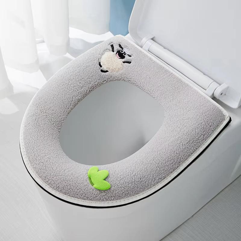 2025 warm toilet seat pad home winter zipper WC cover four seasons universal soft toilet seats cute potty cushion mats case Cape світло-сірий колір
2025 warm toilet seat pad home winter zipper WC cover four seasons universal soft toilet seats cute potty cushion mats case Cape світло-сірий колір