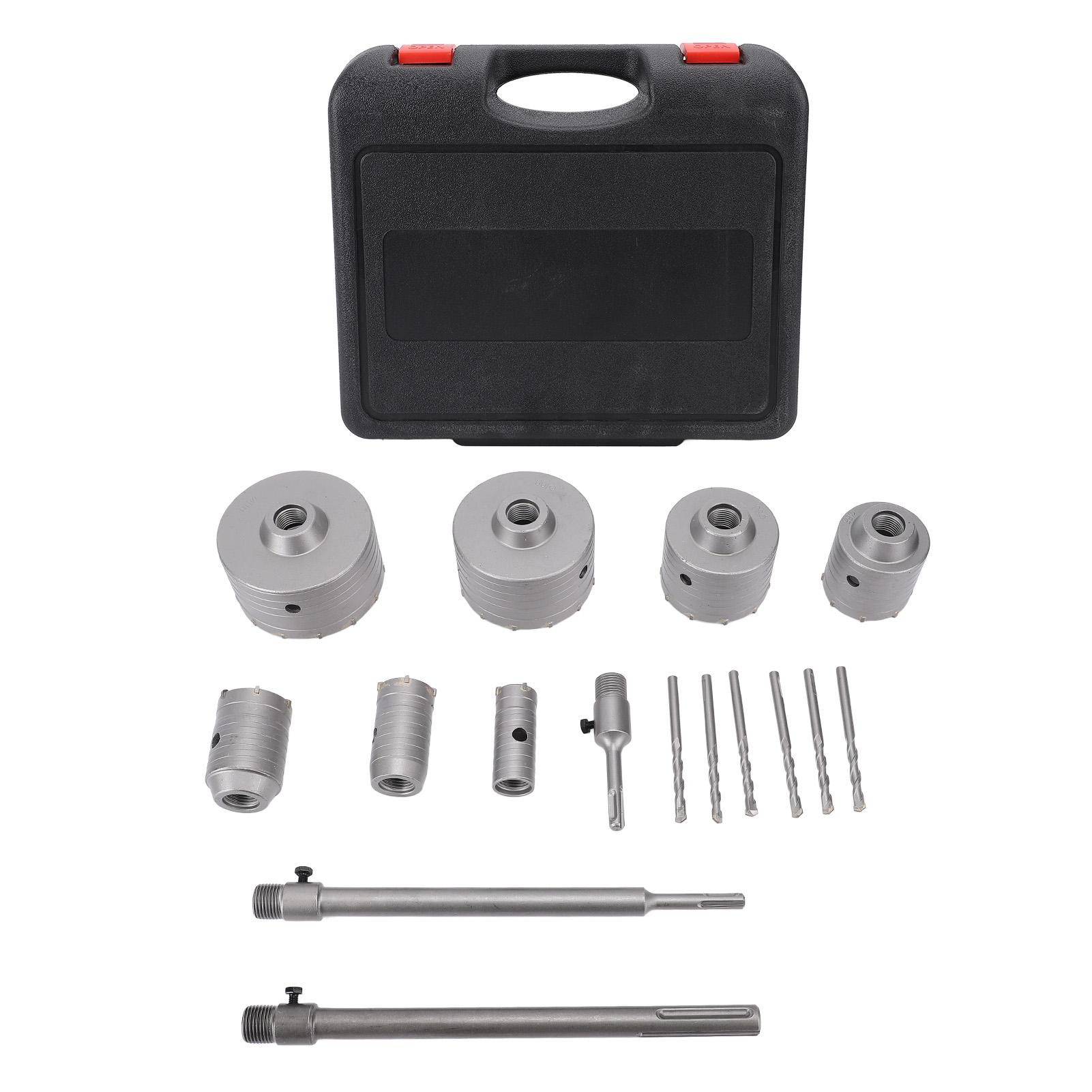 16PCS Set Hole Saw Tool Set Cemented Carbide High Hardness Multifunctional Wall Hole Opener Set for
16PCS Set Hole Saw Tool Set Cemented Carbide High Hardness Multifunctional Wall Hole Opener Set for