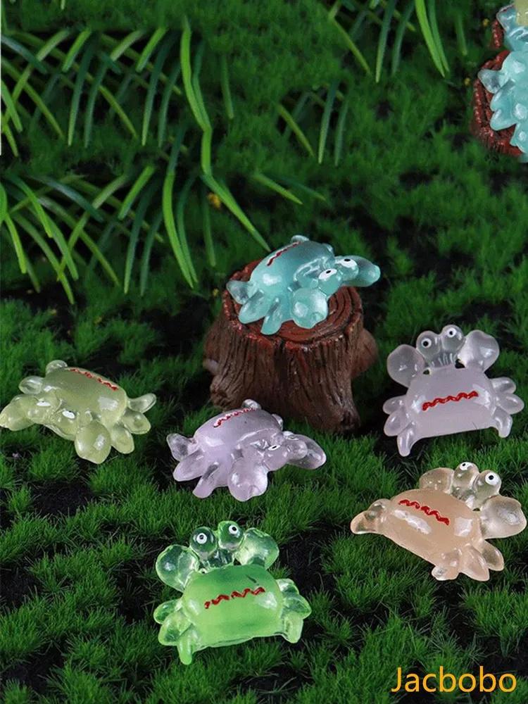 6PC Luminous Small Crab Resin Figurines Micro Landscape Decoration Set Glowing Night Light Miniature Ornaments for Home Desk Display One Size
6PC Luminous Small Crab Resin Figurines Micro Landscape Decoration Set Glowing Night Light Miniature Ornaments for Home Desk Display One Size