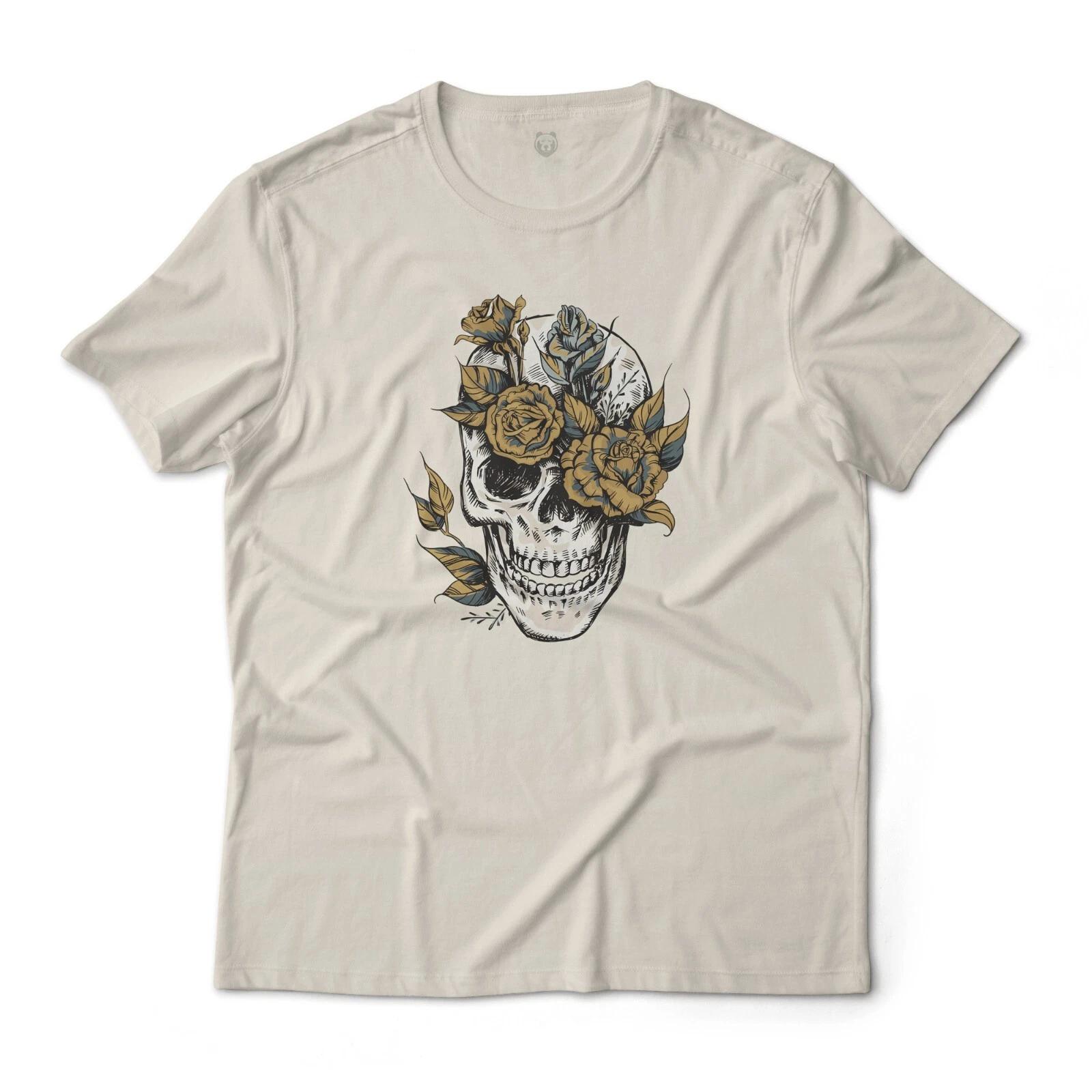 Flowers in Skull Aesthetic Skull Art Graphic T-T-Shirt Unisex Lightweight Cotton XL
Flowers in Skull Aesthetic Skull Art Graphic T-T-Shirt Unisex Lightweight Cotton XL