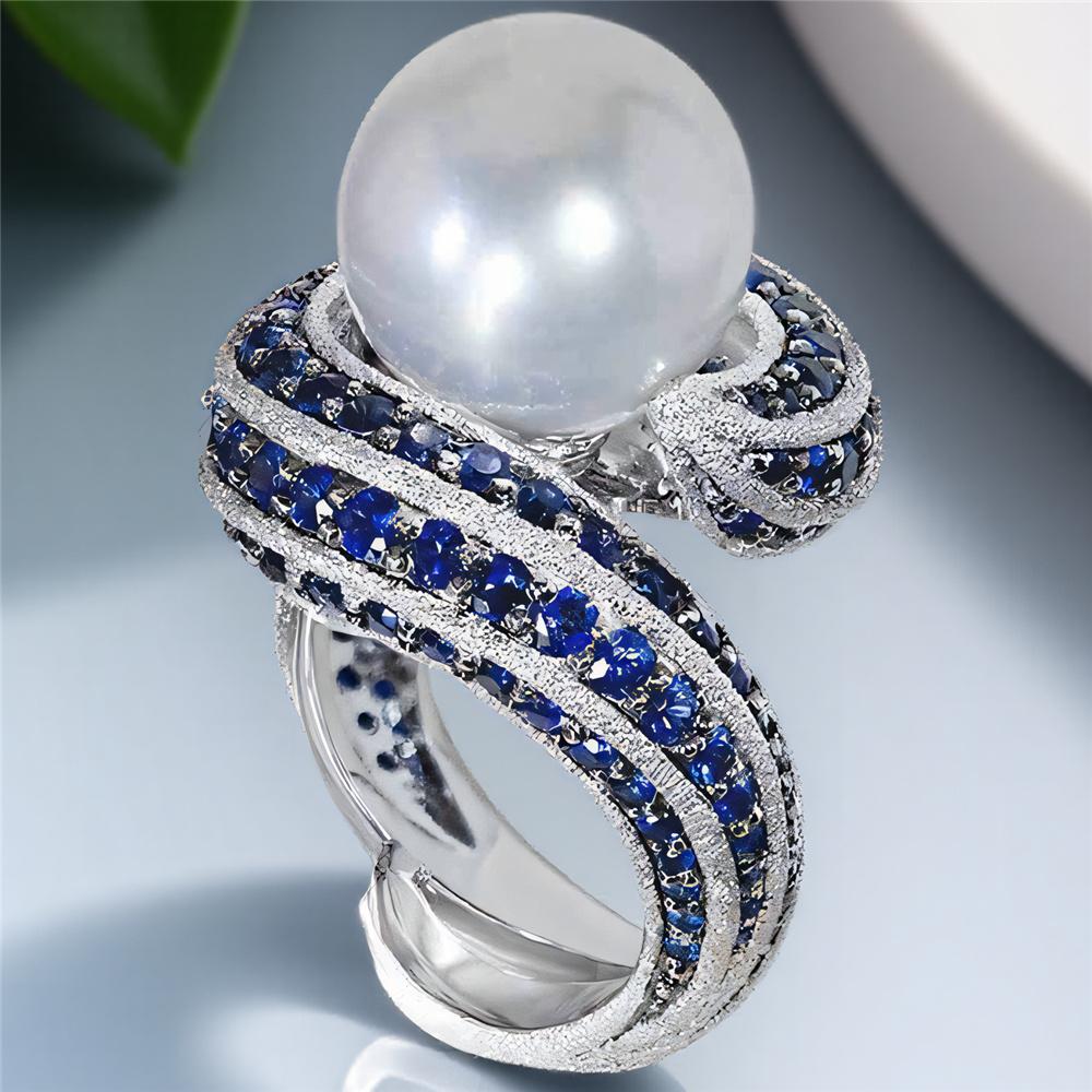 Luxury Female White Blue Zircon Stone Silver Color Wedding Jewelry Promise Love Engagement Rings For Women 6
Luxury Female White Blue Zircon Stone Silver Color Wedding Jewelry Promise Love Engagement Rings For Women 6