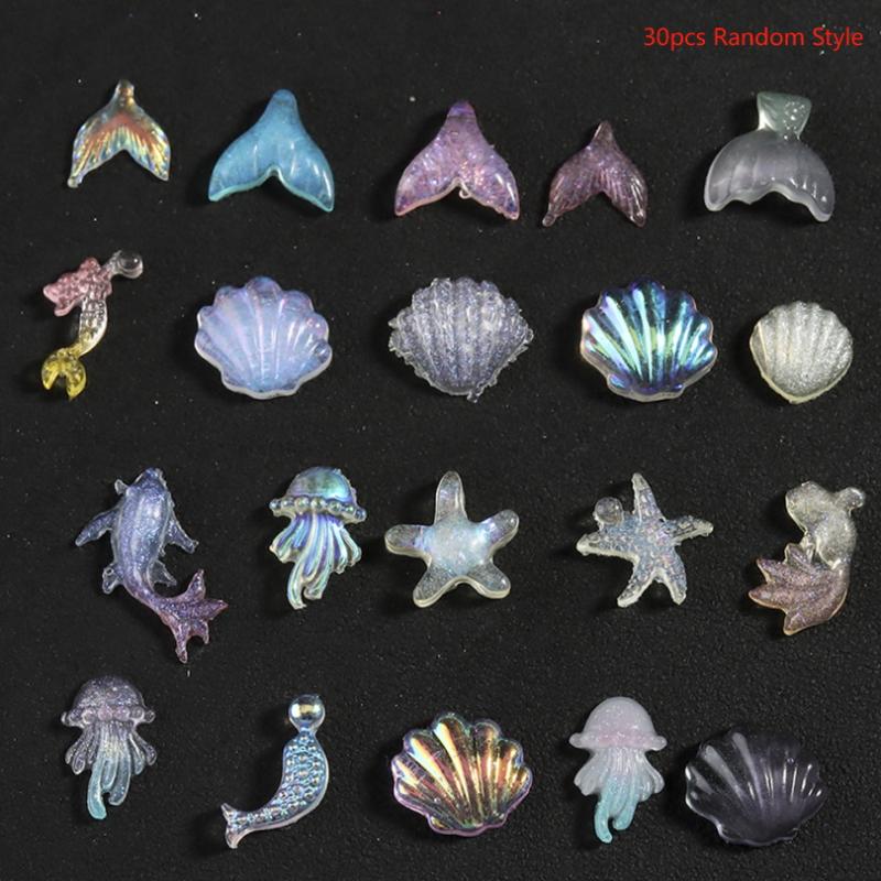 Множество стилей Декорации для нейл-арта в виде ракушек медуз Полупрозрачные Рыбий хвост Морская звезда Серия морских существ Шармы для ногтей Сделай сам 30pcs
Множество стилей Декорации для нейл-арта в виде ракушек медуз Полупрозрачные Рыбий хвост Морская звезда Серия морских существ Шармы для ногтей Сделай сам 30pcs