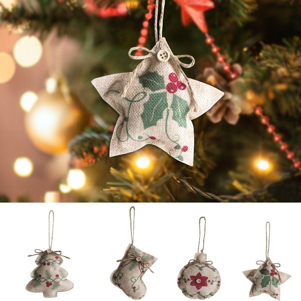 Decorative Christmas Burlap Pendant Hanging Christmas Ornament Christmas Tree Decorations New Year
Decorative Christmas Burlap Pendant Hanging Christmas Ornament Christmas Tree Decorations New Year