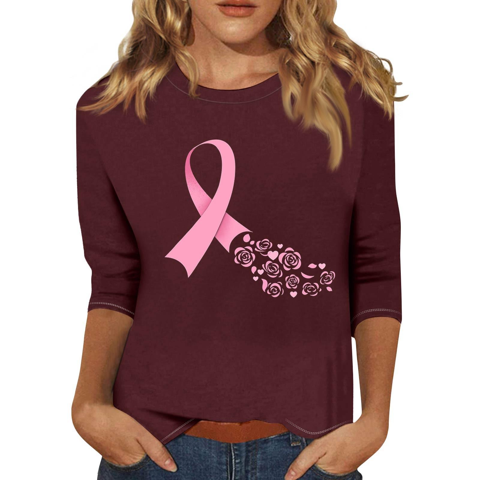 Жіноча модна повсякденна футболка з принтом і круглим вирізом з рукавами сім чвертей M винний
Жіноча модна повсякденна футболка з принтом і круглим вирізом з рукавами сім чвертей M винний