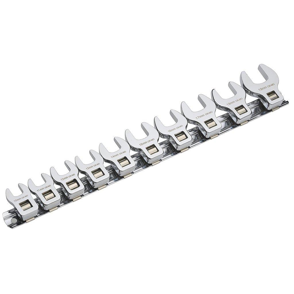 STRAIGHT Open Claw Foot Wrench Set, 10-19mm, 11-7905
STRAIGHT Open Claw Foot Wrench Set, 10-19mm, 11-7905