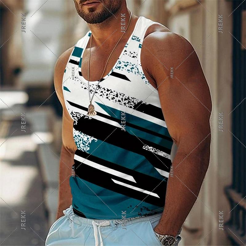Men s Graffiti Striped Print Vest Classic Fashion Basketball Vest Summer Fitness Sports Breathable T-Shirt 6XL
Men s Graffiti Striped Print Vest Classic Fashion Basketball Vest Summer Fitness Sports Breathable T-Shirt 6XL
