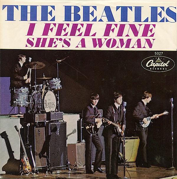7inch Record BEATLES - I Feel Fine / She s A Woman 5327 Capitol Records 1964 US Rock Used
7inch Record BEATLES - I Feel Fine / She s A Woman 5327 Capitol Records 1964 US Rock Used