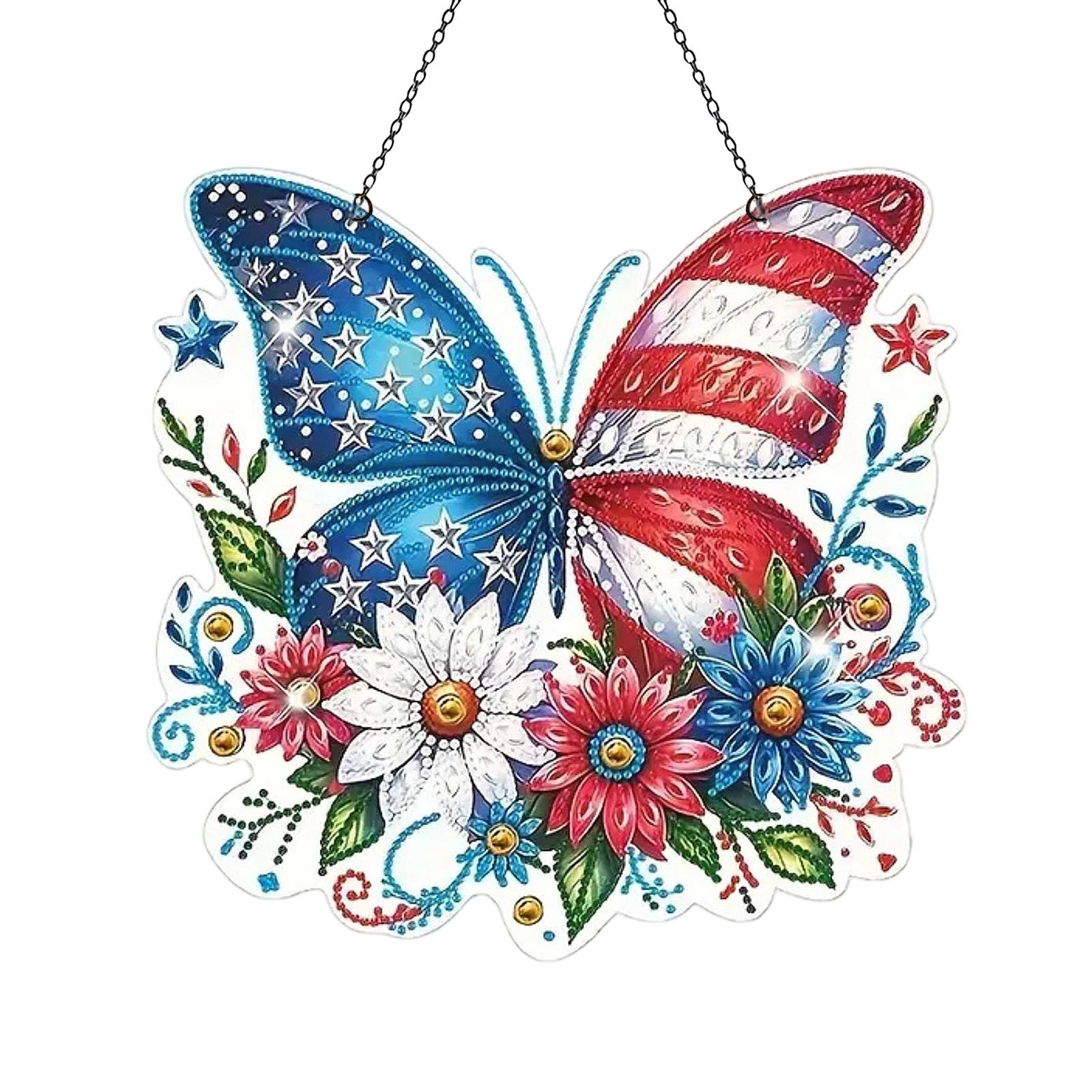 Acrylic Hanging Decoration with Floral Bouquet and American Flag Design for Home Window or Wall Display Suitable for Various Occasions and Settings One Size
Acrylic Hanging Decoration with Floral Bouquet and American Flag Design for Home Window or Wall Display Suitable for Various Occasions and Settings One Size