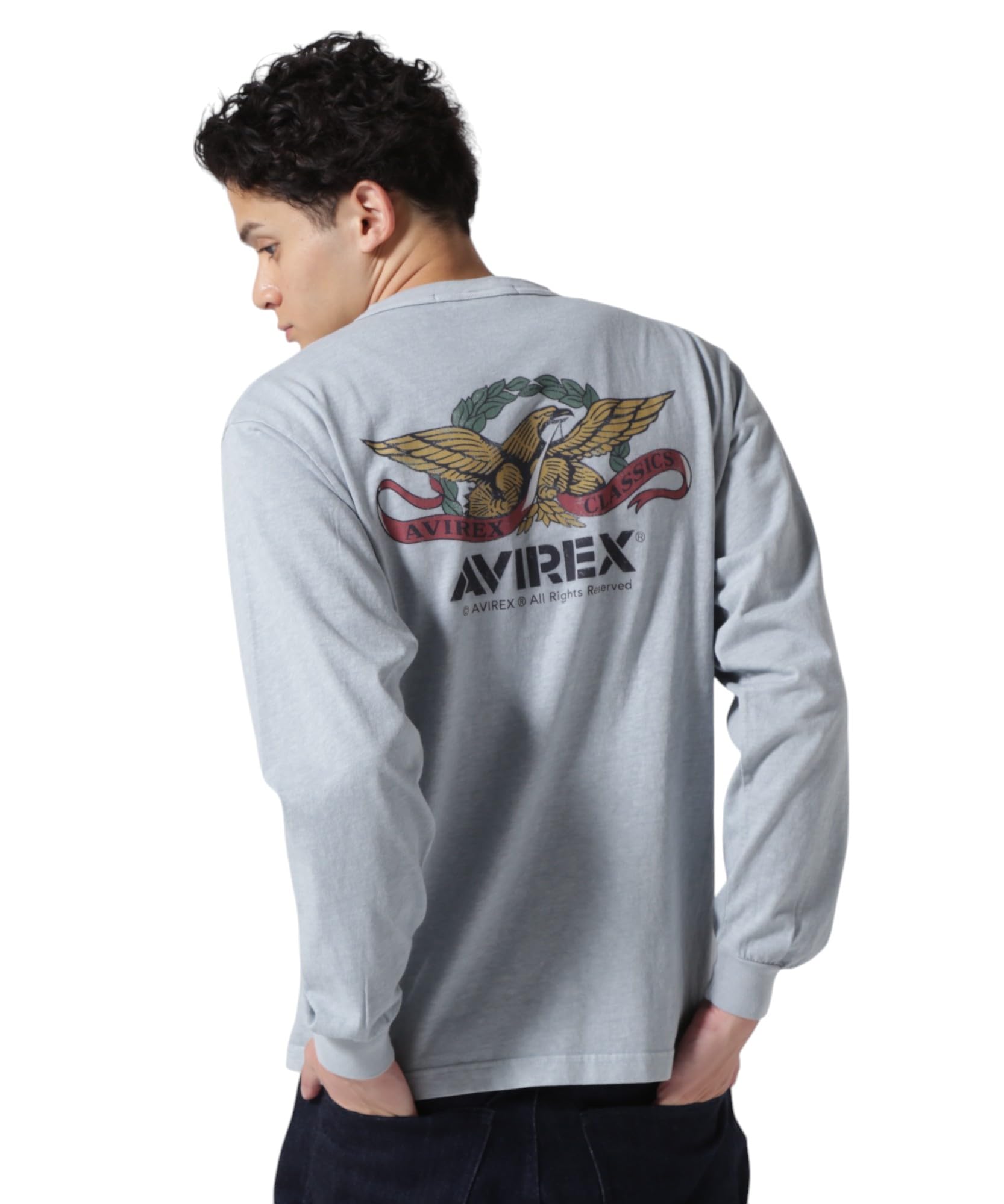 AVIREX FADE WASH VINTAGE LABEL EAGLE T-SHIRT men s XL 391 sax 783-5130013
AVIREX FADE WASH VINTAGE LABEL EAGLE T-SHIRT men s XL 391 sax 783-5130013