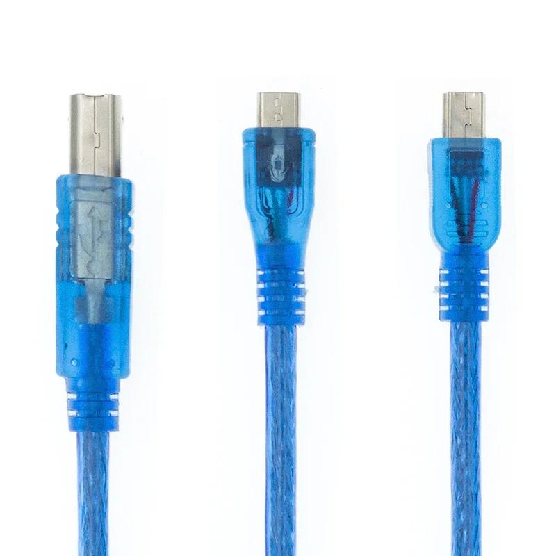30CM USB Cable for Uno R3/Nano/MEGA/Leonardo/Pro Micro/DUE Blue High Quality A Type USB/Mini USB/Micro USB Cable For Arduino
30CM USB Cable for Uno R3/Nano/MEGA/Leonardo/Pro Micro/DUE Blue High Quality A Type USB/Mini USB/Micro USB Cable For Arduino