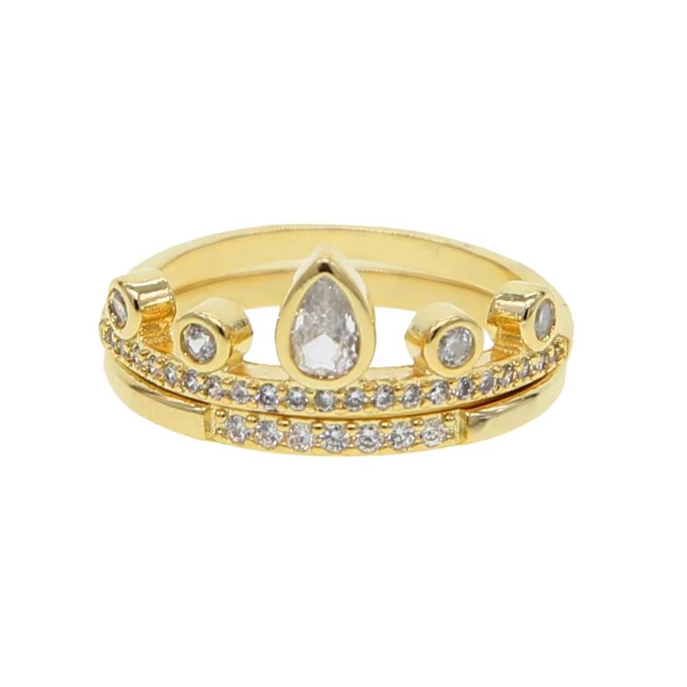 European Zirconia Stackable Four-Ring Set for Women - Fashionable Rhinestone Inlaid Rings No. 7 Bi-go
European Zirconia Stackable Four-Ring Set for Women - Fashionable Rhinestone Inlaid Rings No. 7 Bi-go