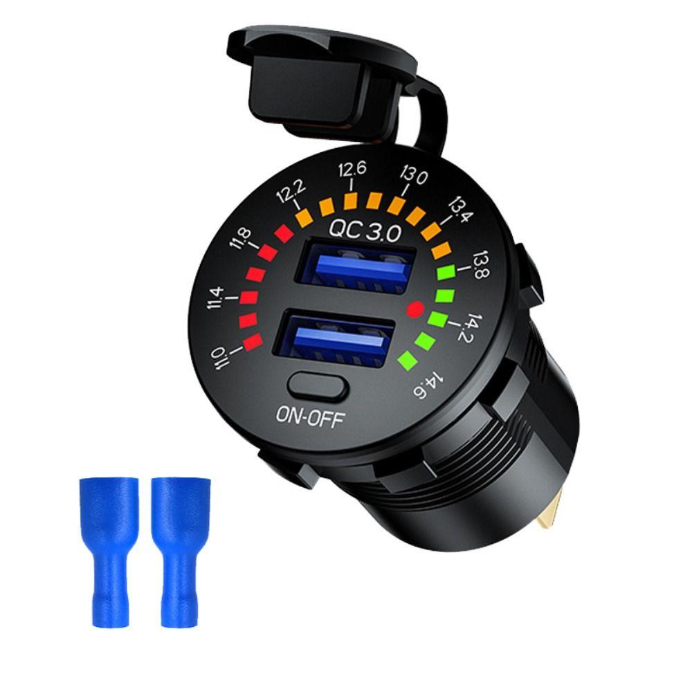 Автомобільний зарядний пристрій потужністю 36 Вт, подвійний USB-розетка USB PD, високоякісна швидка зарядка для автомобіля, мотоцикла QC3.0 and PD
Автомобільний зарядний пристрій потужністю 36 Вт, подвійний USB-розетка USB PD, високоякісна швидка зарядка для автомобіля, мотоцикла QC3.0 and PD