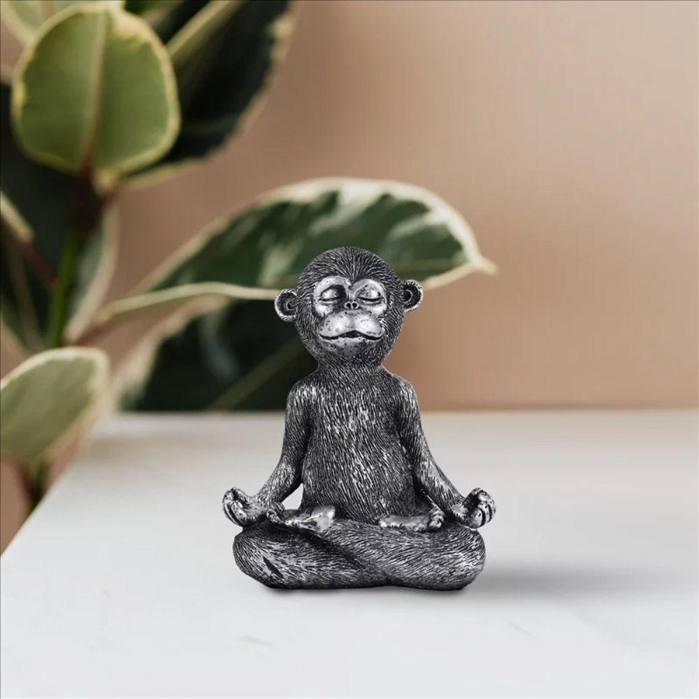 Modern Monkey Statue Unique Animal Miniatures Sculpture Crafts Monkey Figurine Office серый
Modern Monkey Statue Unique Animal Miniatures Sculpture Crafts Monkey Figurine Office серый
