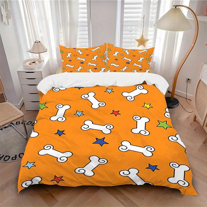 3pcs set Dog Bone Stars 1 Quilt Cover + 2 Pillowcases, All Seasons Bedroom Setting, Perfect for Home and Dorm Decor a193 135x200cm
3pcs set Dog Bone Stars 1 Quilt Cover + 2 Pillowcases, All Seasons Bedroom Setting, Perfect for Home and Dorm Decor a193 135x200cm