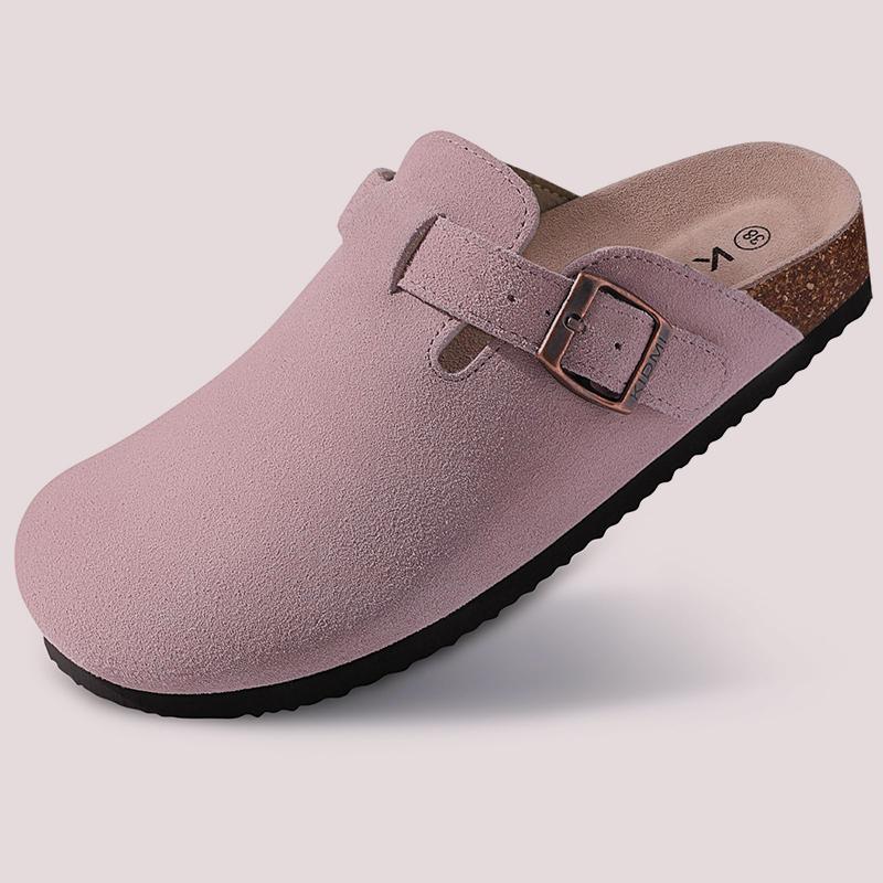 Bebealy, женские замшевые сабо, кожаные сабо, сандалии с пробковой стелькой, туфли-картошки с супинатором, противоскользящие домашние сандалии с пряжкой
Bebealy, женские замшевые сабо, кожаные сабо, сандалии с пробковой стелькой, туфли-картошки с супинатором, противоскользящие домашние сандалии с пряжкой