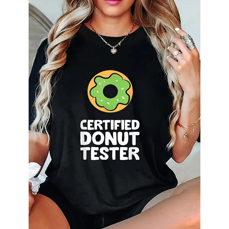 European sizes Graphic Print T-shirt, Short Sleeve Crew Neck Casual Top for Summer & Spring, Women s Clothing 4XL чорний
European sizes Graphic Print T-shirt, Short Sleeve Crew Neck Casual Top for Summer & Spring, Women s Clothing 4XL чорний