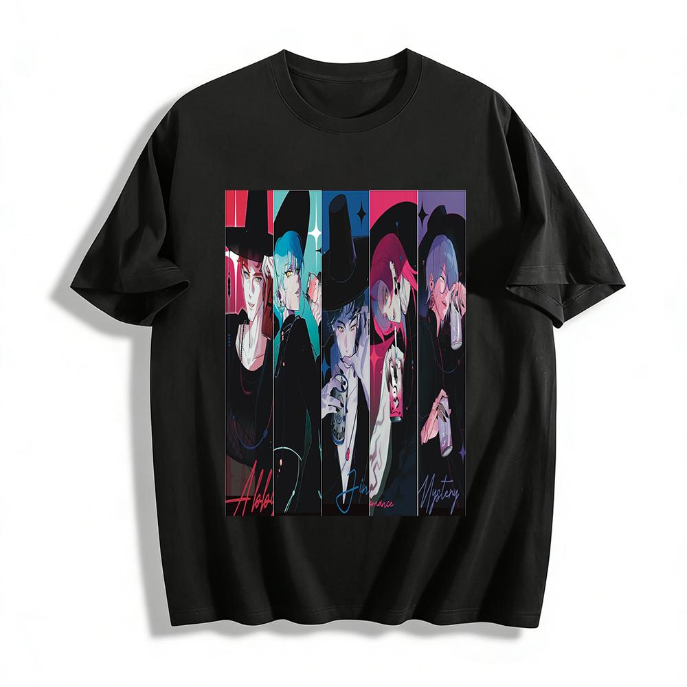 Cool Dark Style Magician Character Print T-Shirt Unisex Niche Design Loose Casual Top Pure cotton T-shirt XXS
Cool Dark Style Magician Character Print T-Shirt Unisex Niche Design Loose Casual Top Pure cotton T-shirt XXS