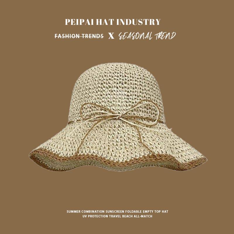 Женская шляпа из травы, корейская версия, универсальная дорожная солнцезащитная шляпа, пляжная шляпа для путешествий и отдыха на природе M(56-58cm) бежевый
Женская шляпа из травы, корейская версия, универсальная дорожная солнцезащитная шляпа, пляжная шляпа для путешествий и отдыха на природе M(56-58cm) бежевый