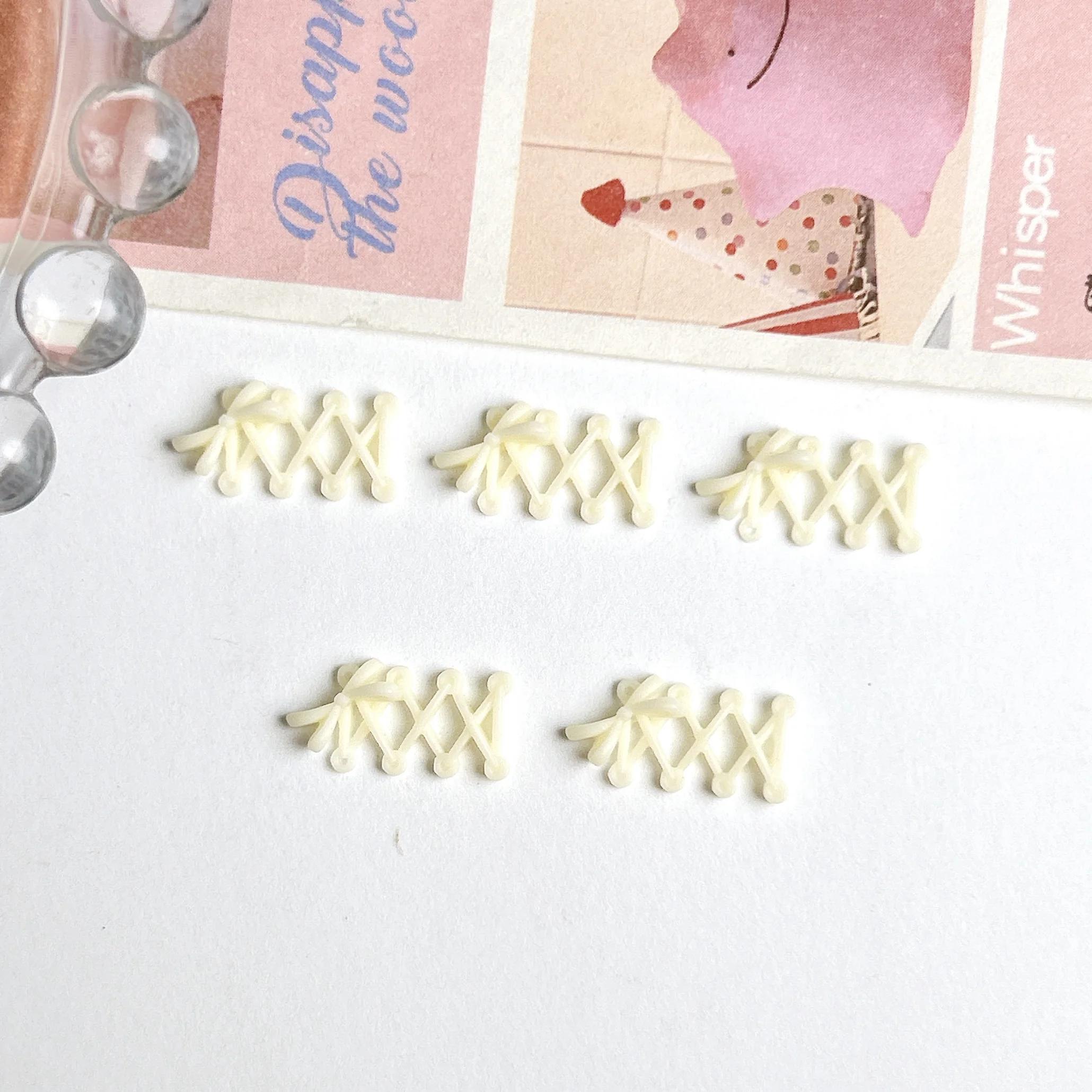 30PCS New Creative Shoelace Resin Nail Charms 3D Macaron Colored Bow Shoelace Nail Art Decorations for DIY French Nail Ornaments
30PCS New Creative Shoelace Resin Nail Charms 3D Macaron Colored Bow Shoelace Nail Art Decorations for DIY French Nail Ornaments
