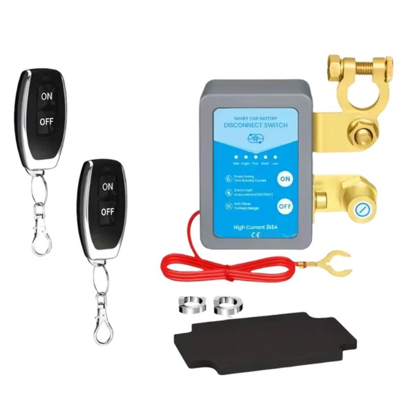 6-30V Car Remote Battery Switches Disconnecter Power Isolator Cut Off Switches For Truck Car Motorcycle Boat сірий
6-30V Car Remote Battery Switches Disconnecter Power Isolator Cut Off Switches For Truck Car Motorcycle Boat сірий