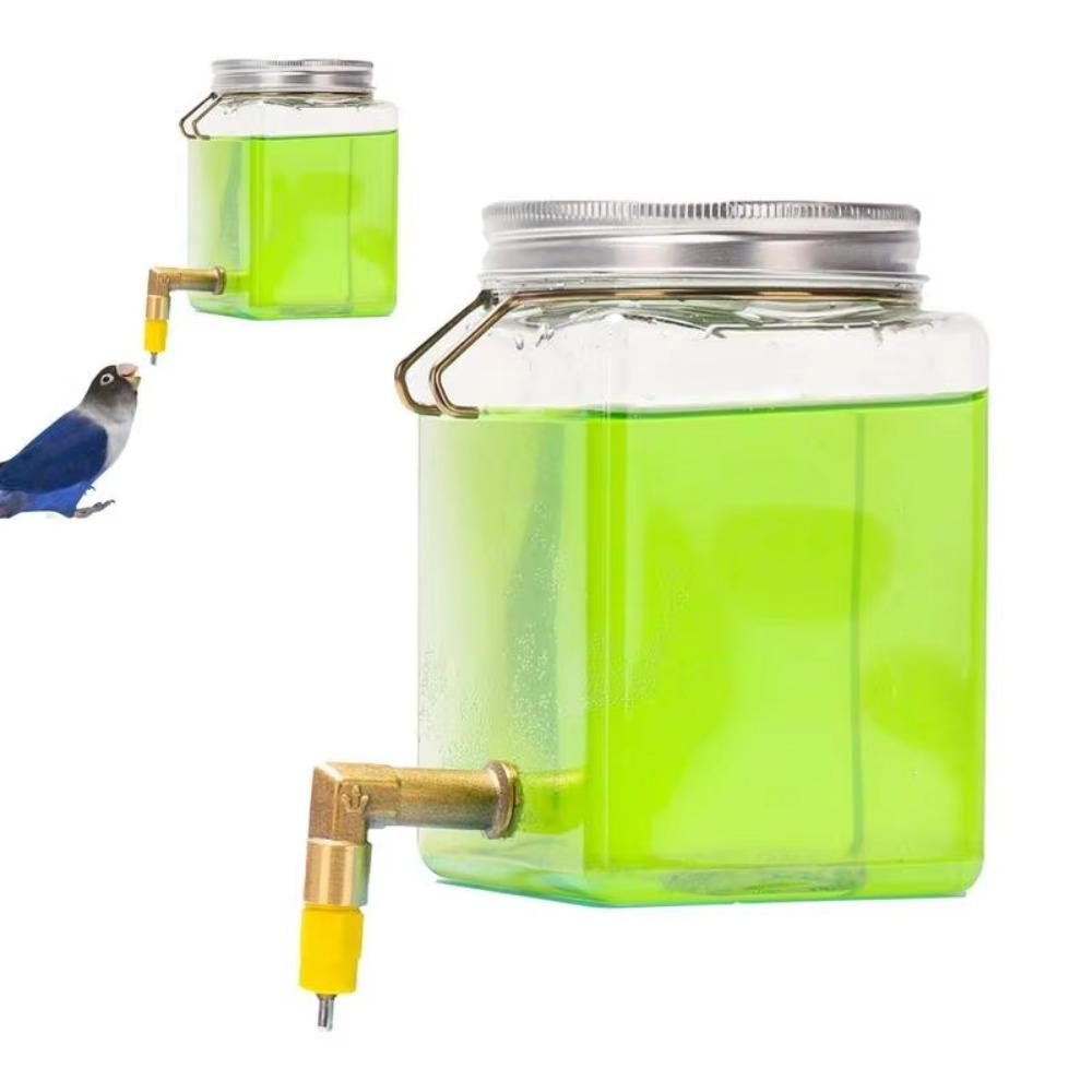 Leakproof Parrot Water Dispenser Dangling Bird Waterer Hygienic Bird Water Feeder for Bird Cage Clear
Leakproof Parrot Water Dispenser Dangling Bird Waterer Hygienic Bird Water Feeder for Bird Cage Clear