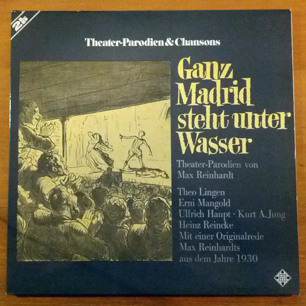 LP Record MAX REINHARDT VARIOUS TheaterParodien Chansons 648086 Telefunken Germany Soundtracks Musicals Used
LP Record MAX REINHARDT VARIOUS TheaterParodien Chansons 648086 Telefunken Germany Soundtracks Musicals Used