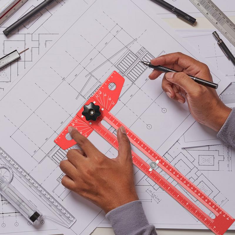 Woodworking Ruler Precision Adjustable Sliding T-angle Square T-Angle Square For Construction Drafting Painting Sewing Hardware China Mainland
Woodworking Ruler Precision Adjustable Sliding T-angle Square T-Angle Square For Construction Drafting Painting Sewing Hardware China Mainland