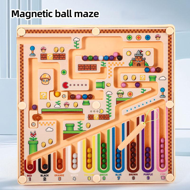 Children’s Magnetic Labyrinth: Colorful Marbles, Fun Challenges. Parent-Child Focus-Training Tabletop Toy
Children’s Magnetic Labyrinth: Colorful Marbles, Fun Challenges. Parent-Child Focus-Training Tabletop Toy
