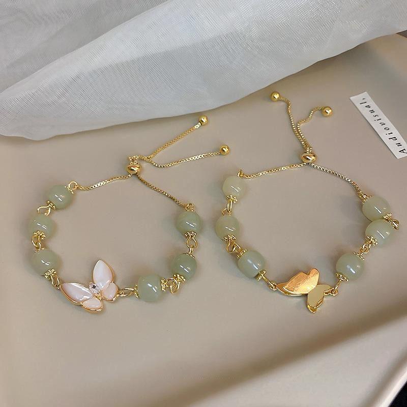 Роскошный браслет Butterfly Charm Циркон Кошачий Глаз Простая Личность Регулируемый Опал Бисерный Браслет Для Женского Темперамента
Роскошный браслет Butterfly Charm Циркон Кошачий Глаз Простая Личность Регулируемый Опал Бисерный Браслет Для Женского Темперамента