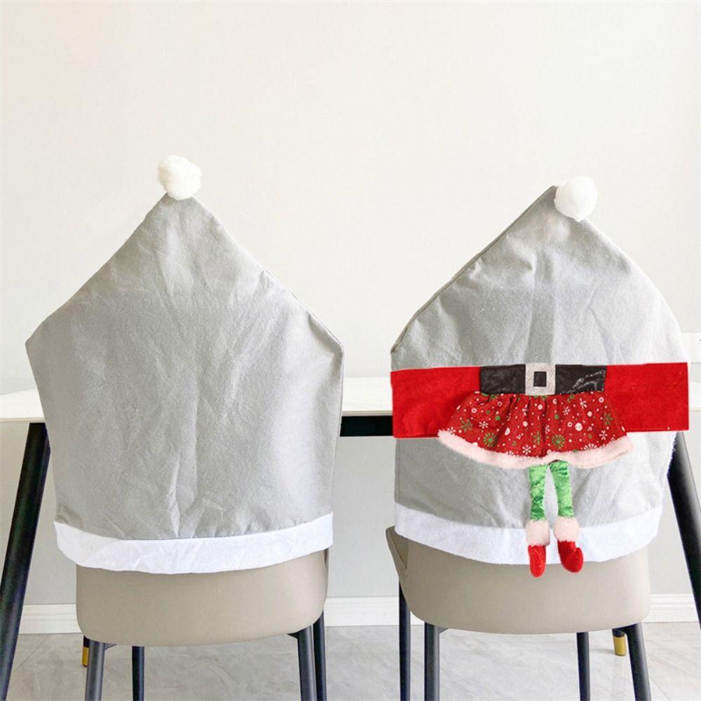 Cute Santa Belt Flexible Elf Girl Skirt Chair Cover Christmas Chair Cover Home Decoration style B
Cute Santa Belt Flexible Elf Girl Skirt Chair Cover Christmas Chair Cover Home Decoration style B