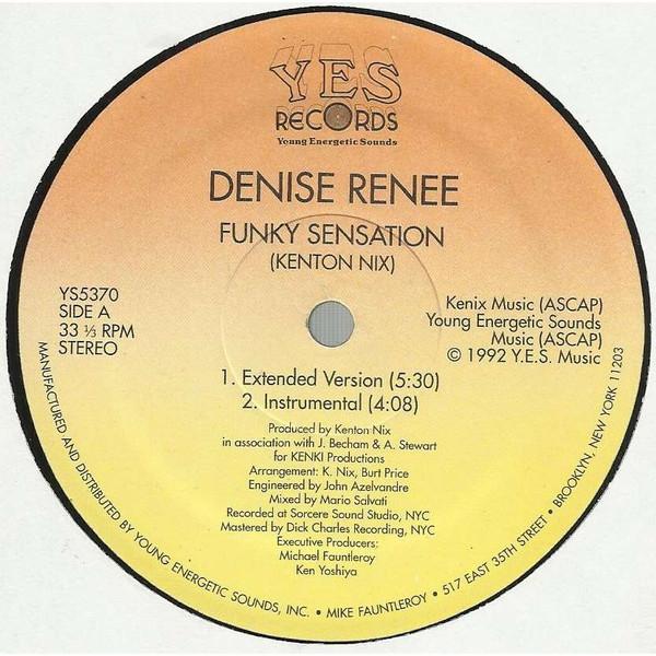 12inch Record DENISE RENEE - Funky Sensation YS5370 YES Records 1992 US Dance & Electronica Used
12inch Record DENISE RENEE - Funky Sensation YS5370 YES Records 1992 US Dance & Electronica Used