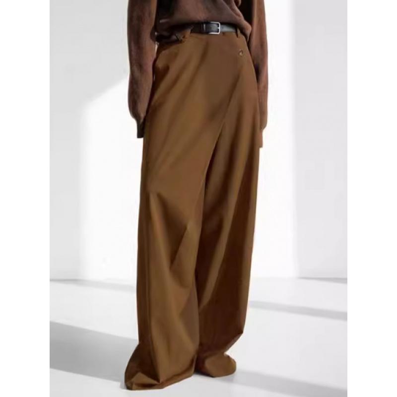 Asymmetrical Design Versatile Casual Trousers, New Autumn And Winter Fashion, Stylish Loose Wide-Leg Pants For Women S коричневый
Asymmetrical Design Versatile Casual Trousers, New Autumn And Winter Fashion, Stylish Loose Wide-Leg Pants For Women S коричневый