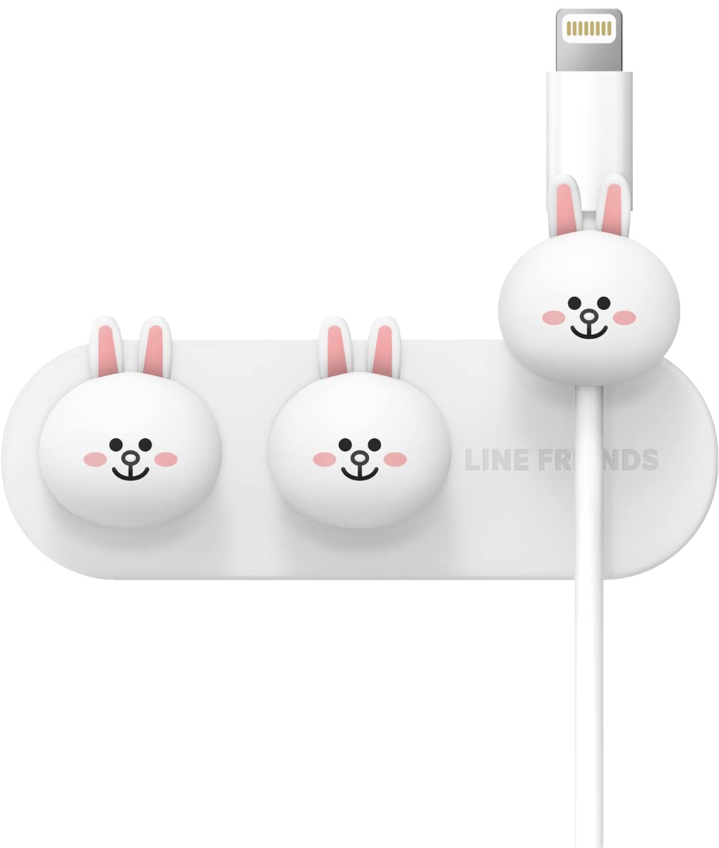 Cable Holder for Various Cables Line Friends Official Licensed Goods Cute Magnetic Button Clip Included Slim Cable Organizer Desk Adhesive Pad
Cable Holder for Various Cables Line Friends Official Licensed Goods Cute Magnetic Button Clip Included Slim Cable Organizer Desk Adhesive Pad