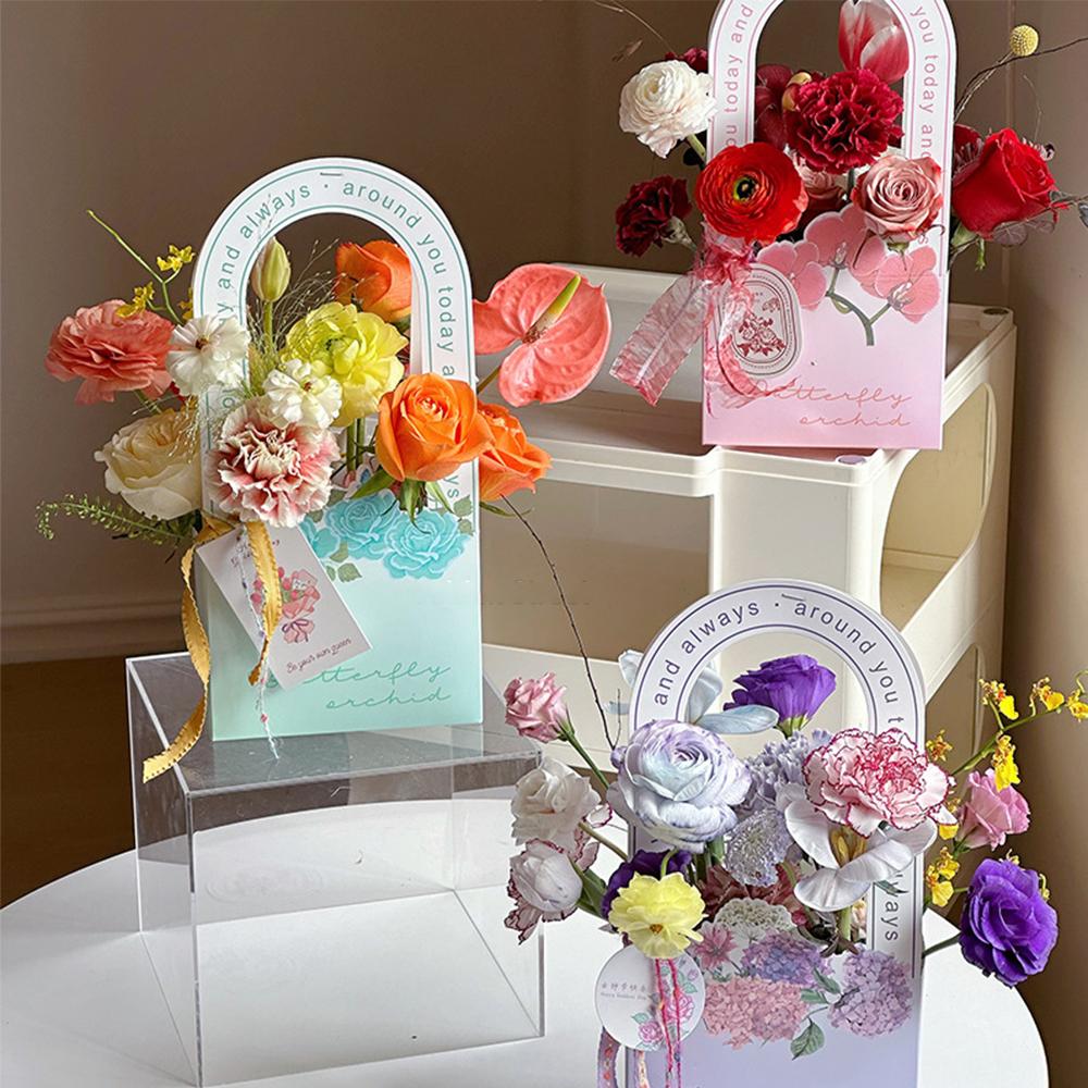 Paper Gift Packaging Bag Valentine s Day Bouquet Wrapping Handbag New Flower Wrapping Box зелений
Paper Gift Packaging Bag Valentine s Day Bouquet Wrapping Handbag New Flower Wrapping Box зелений