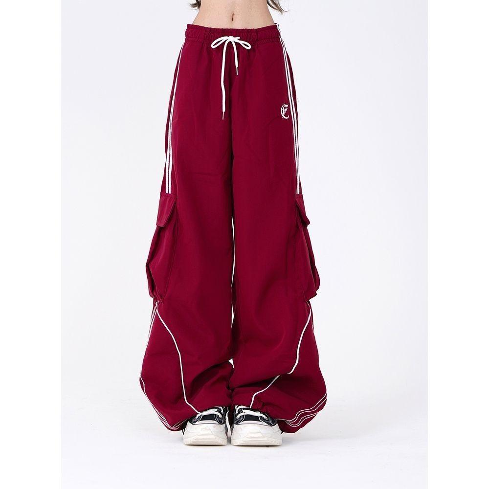 Брюки-карго Deeptown Y2k Vintage Streetwear, американские ретро-повседневные брюки High Street в полоску в стиле хип-хоп, свободные прямые брюки S красный
Брюки-карго Deeptown Y2k Vintage Streetwear, американские ретро-повседневные брюки High Street в полоску в стиле хип-хоп, свободные прямые брюки S красный