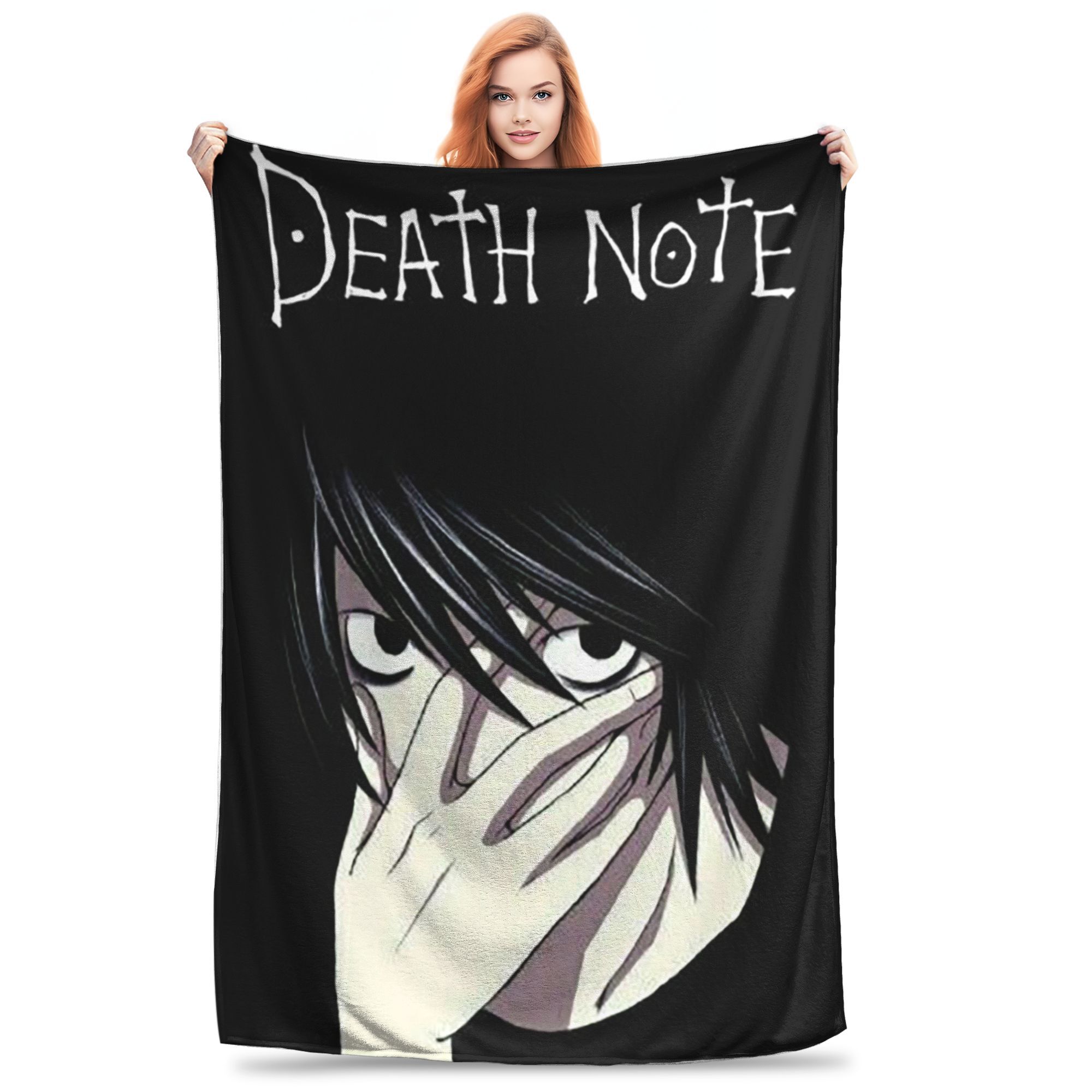 Flannel Throw Blanket L Lawlet death Notes Warm Plush Blankets Soft Bedspread for Bed Living room Home Picnic Couch 80x120cm
Flannel Throw Blanket L Lawlet death Notes Warm Plush Blankets Soft Bedspread for Bed Living room Home Picnic Couch 80x120cm