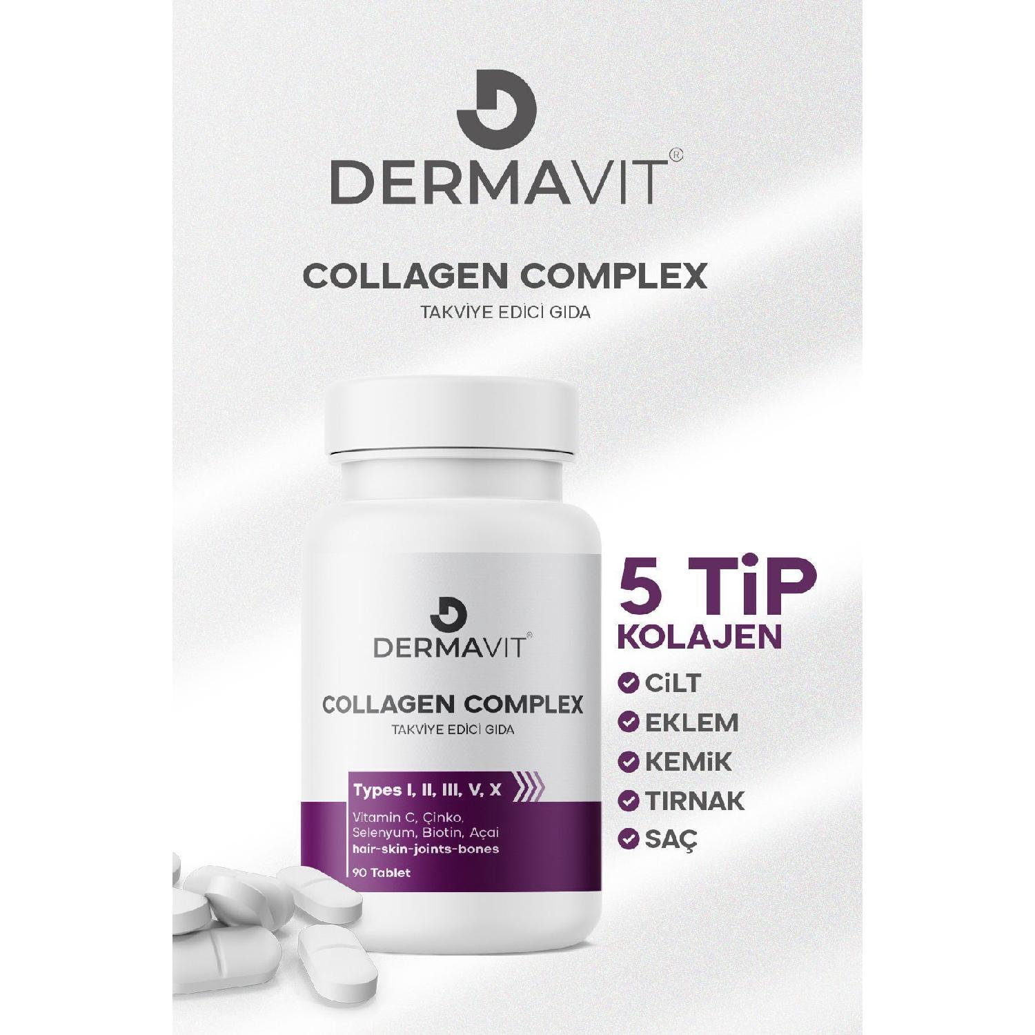 5 Types Of Collagen Type 1, Type 2, Type 3, Type 5, Type 10, (selenium, Vitamin C And Zinc) 90 Tablet
5 Types Of Collagen Type 1, Type 2, Type 3, Type 5, Type 10, (selenium, Vitamin C And Zinc) 90 Tablet