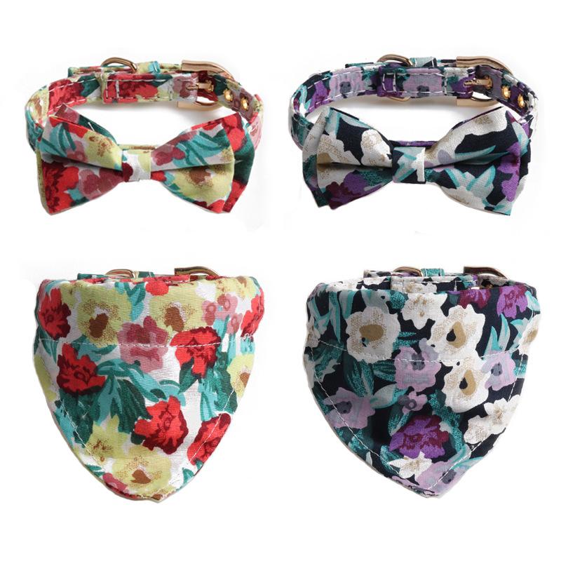 Aminger Pet Collar+Metal Buckle Flower Dog Collar+Triangle Scarf Neck+Bow Tie Dog Collar
Aminger Pet Collar+Metal Buckle Flower Dog Collar+Triangle Scarf Neck+Bow Tie Dog Collar