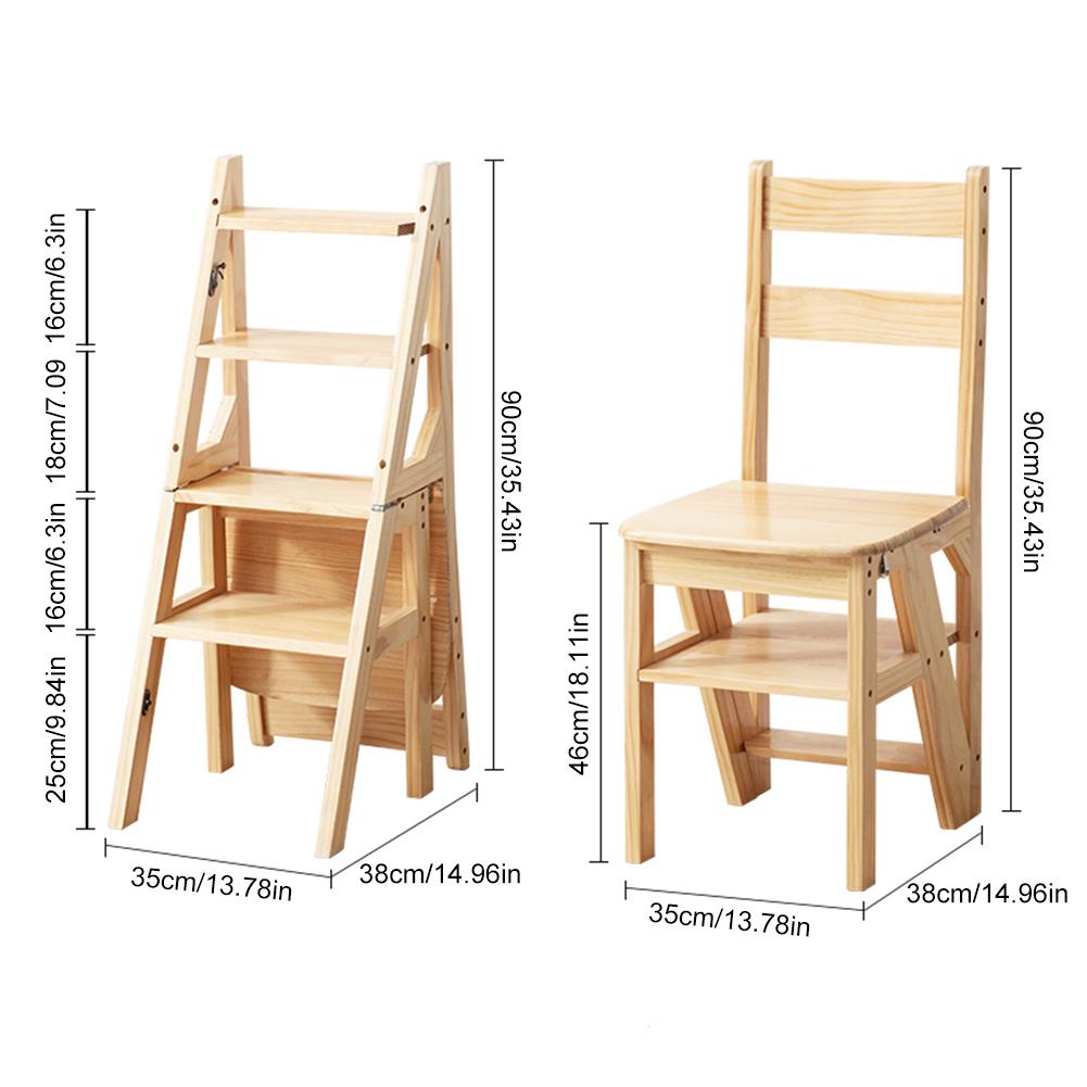 4 Tier Folding Step Ladder Multi-Function Convertible Wood Ladder Folding Step Stool for Indoor Living Room Bedroom
4 Tier Folding Step Ladder Multi-Function Convertible Wood Ladder Folding Step Stool for Indoor Living Room Bedroom