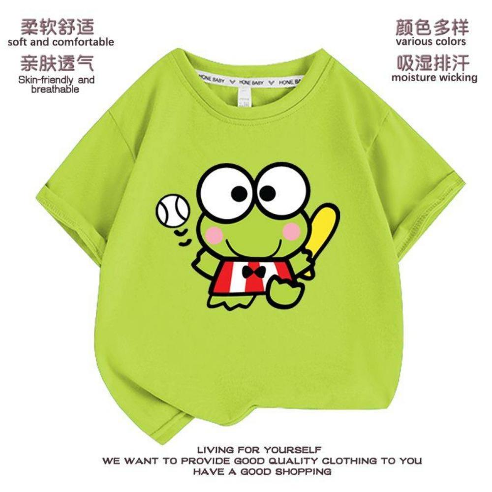 Breathable Children s T-shirt Soft and Cute Big Eyed Frog Print Parent-child Outfit New Fashionable and Cool T-shirt 110
Breathable Children s T-shirt Soft and Cute Big Eyed Frog Print Parent-child Outfit New Fashionable and Cool T-shirt 110