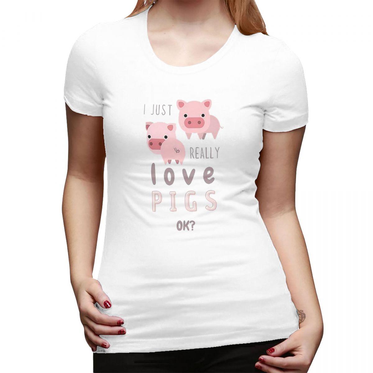 Funny Pigs For Pig Lovers TShirt for WOMEN ONeck Streetwear T Shirts WOMENs Tees Short Summer Clothes Tops S
Funny Pigs For Pig Lovers TShirt for WOMEN ONeck Streetwear T Shirts WOMENs Tees Short Summer Clothes Tops S