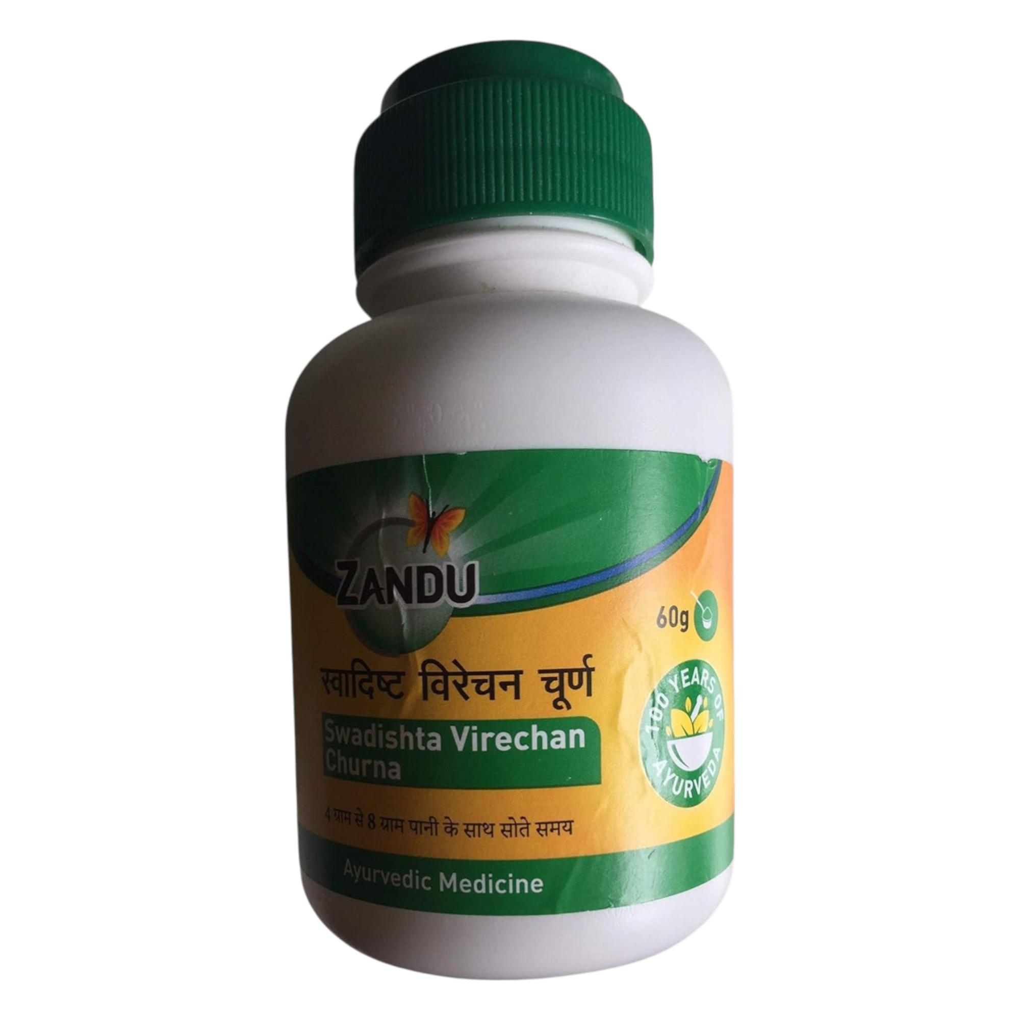 Zandu Swadishth Virechan Churna 60 g Ayurvedic Digestive Powder Traditional Herbal Blend For Gentle Bowel Support
Zandu Swadishth Virechan Churna 60 g Ayurvedic Digestive Powder Traditional Herbal Blend For Gentle Bowel Support