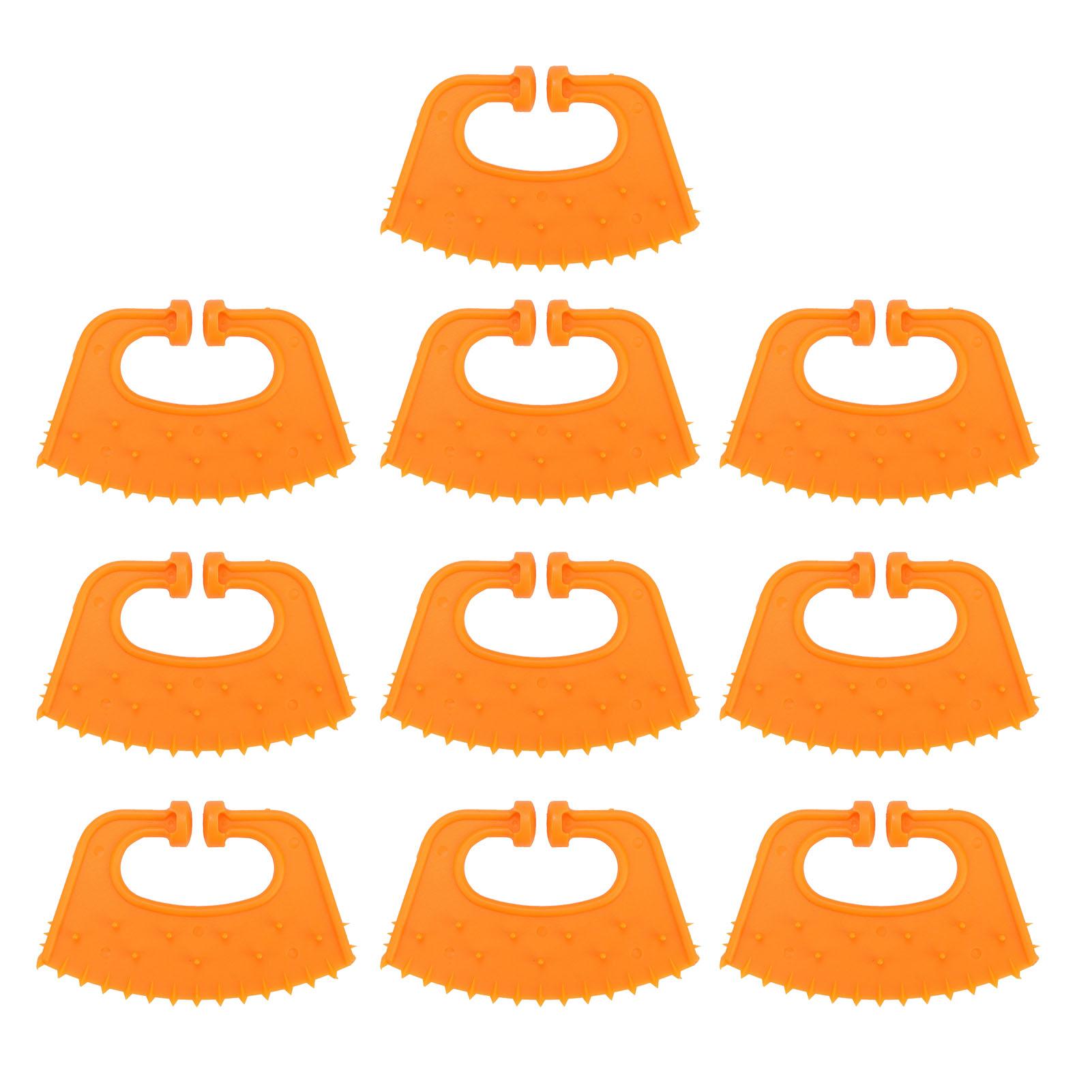 10 Pcs Plastic Thorn Anti Sucking Cow Calf Cattle Farm Feed Weaner Preventor Nose Ring Clip
10 Pcs Plastic Thorn Anti Sucking Cow Calf Cattle Farm Feed Weaner Preventor Nose Ring Clip