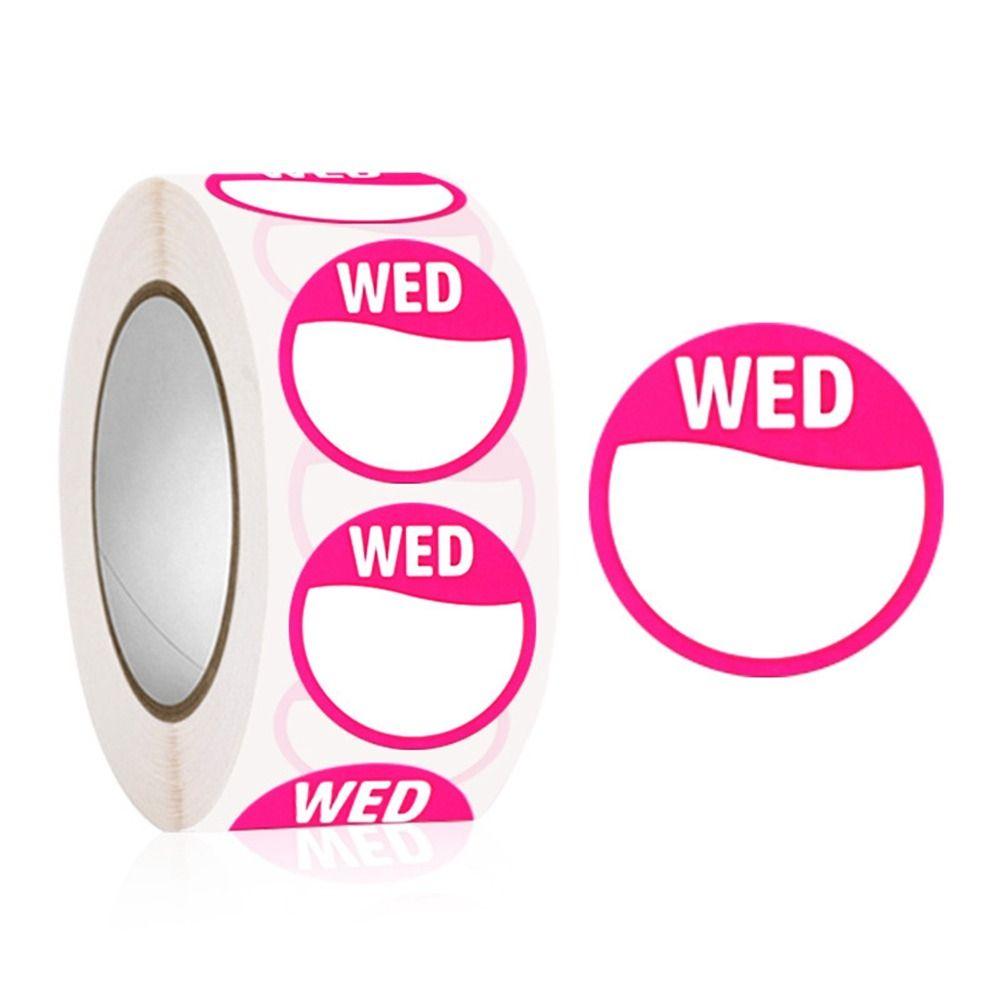 New Paper Week Stickers Removable Self-Adhesive Date Stickers Food Containers Round Food Packaging Dots Label Kitchen
New Paper Week Stickers Removable Self-Adhesive Date Stickers Food Containers Round Food Packaging Dots Label Kitchen