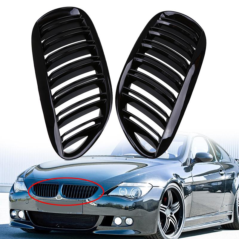 Double Slats Racing Grilles for BMW 6-Series E64 Cabrio M6 2006.09-2010.07 Gloss Black Front Bumper Kidney Hood Grille
Double Slats Racing Grilles for BMW 6-Series E64 Cabrio M6 2006.09-2010.07 Gloss Black Front Bumper Kidney Hood Grille