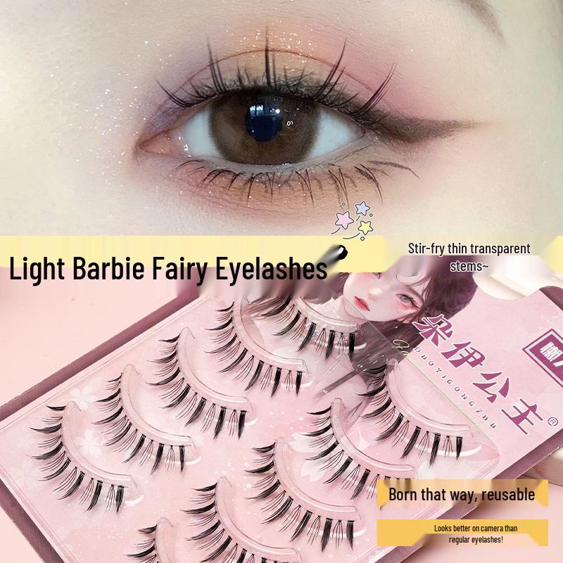 Little Devil Natural Fairy False Eyelashes - Transparent Band, Thick, Full Strip, Comic Style, 5 Pairs
Little Devil Natural Fairy False Eyelashes - Transparent Band, Thick, Full Strip, Comic Style, 5 Pairs